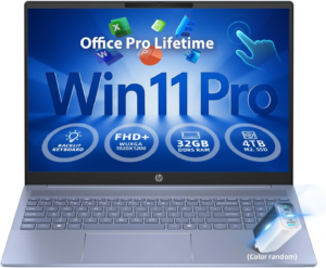 HP Pavilion 16" Touchscreen Laptop – Intel Core 7, 32GB RAM, 4TB SSD, Windows 11 Pro – Sky Blue