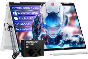 HP OmniBook 7 Flip 16" 2-in-1 Laptop – Intel Ultra 7, 32GB DDR5, 2TB SSD, 3K OLED Touchscreen, AI Copilot+, Windows 11 Pro